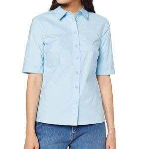 Meraki Women's Short Sleeve Cotton Shirt